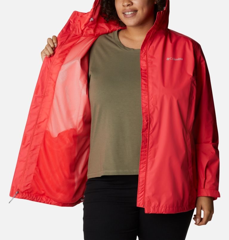 Women's Columbia Arcadia II Jackets Red | Plus Size CA-FL604